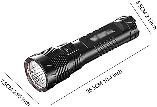 High-Lumen Rechargeable LED Flashlight & Power Bank