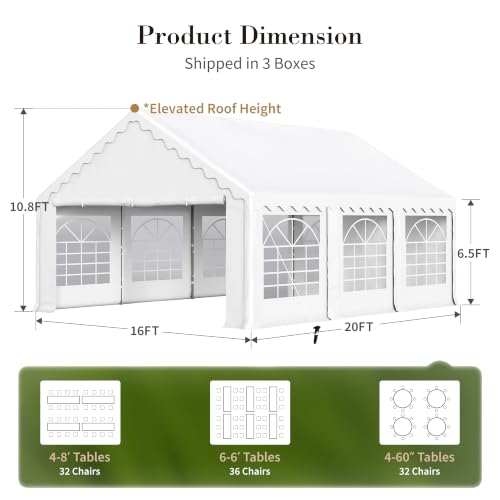 Sophia & William Gazebo Party Tent Canopy