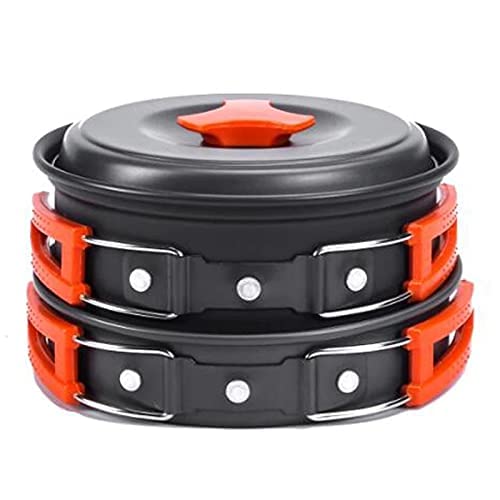 Portable Camping Cookware & Tableware Set