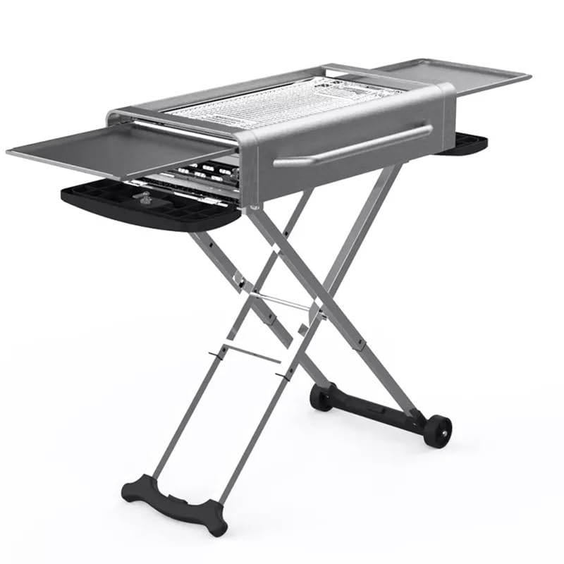 Portable Stainless Steel Charcoal BBQ Grill