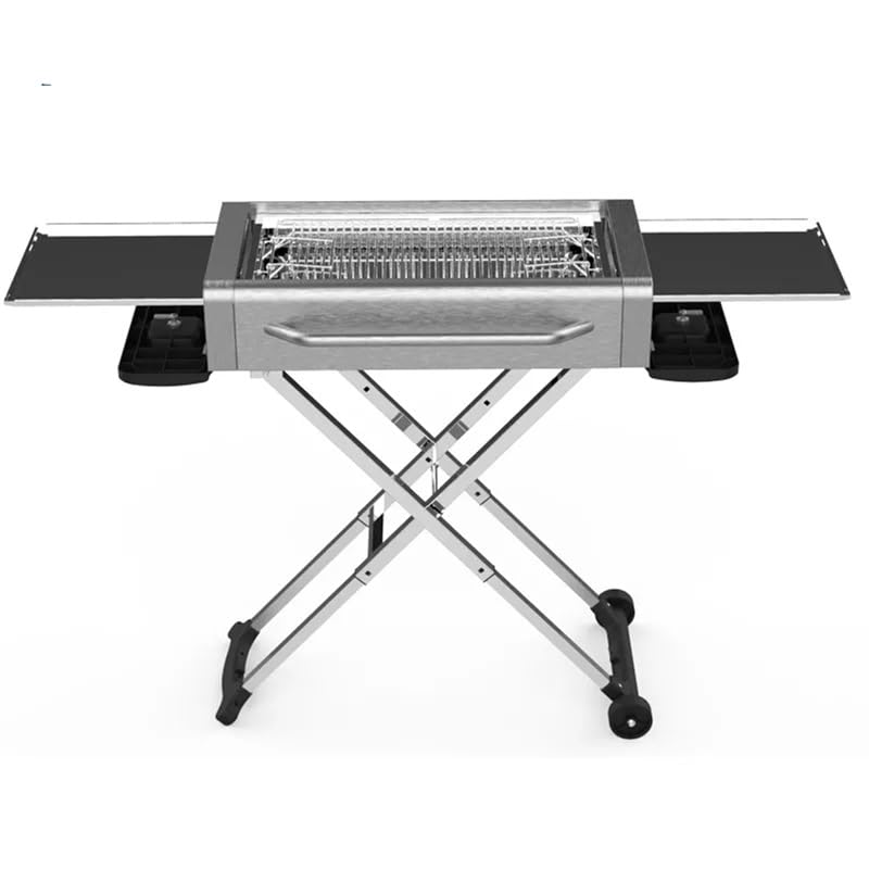 Portable Stainless Steel Charcoal BBQ Grill