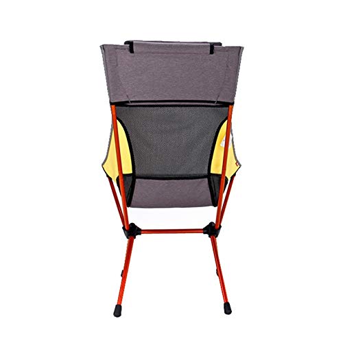 Portable Folding Moon Camping Chair with Pillow