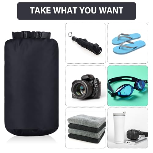 GliCraft 6 Pcs Waterproof Dry Bag Set for Kayaking & Camping