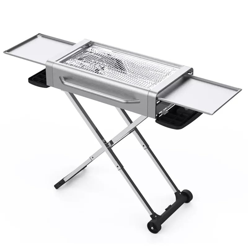 Portable Stainless Steel Charcoal BBQ Grill