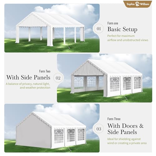Sophia & William Gazebo Party Tent Canopy