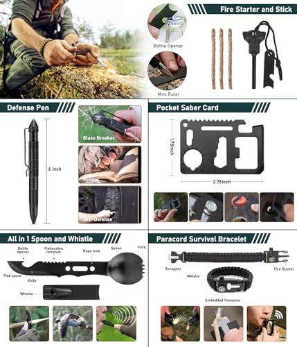 262-Piece Outdoor Survival & First Aid Kit
