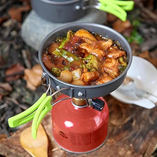 Portable Camping Cookware & Tableware Set