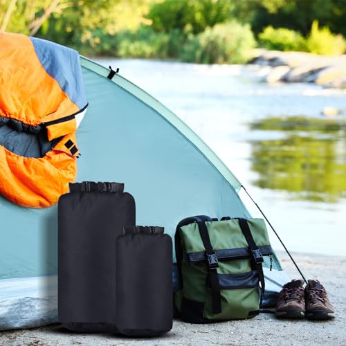 GliCraft 6 Pcs Waterproof Dry Bag Set for Kayaking & Camping