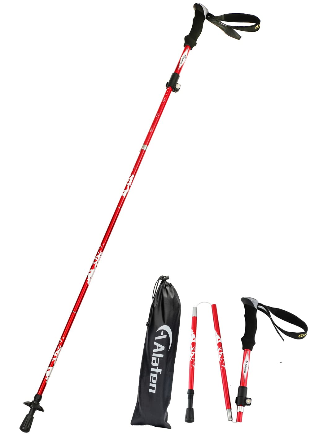 A ALAFEN 7075 Aluminum Collapsible Ultralight Trekking Pole