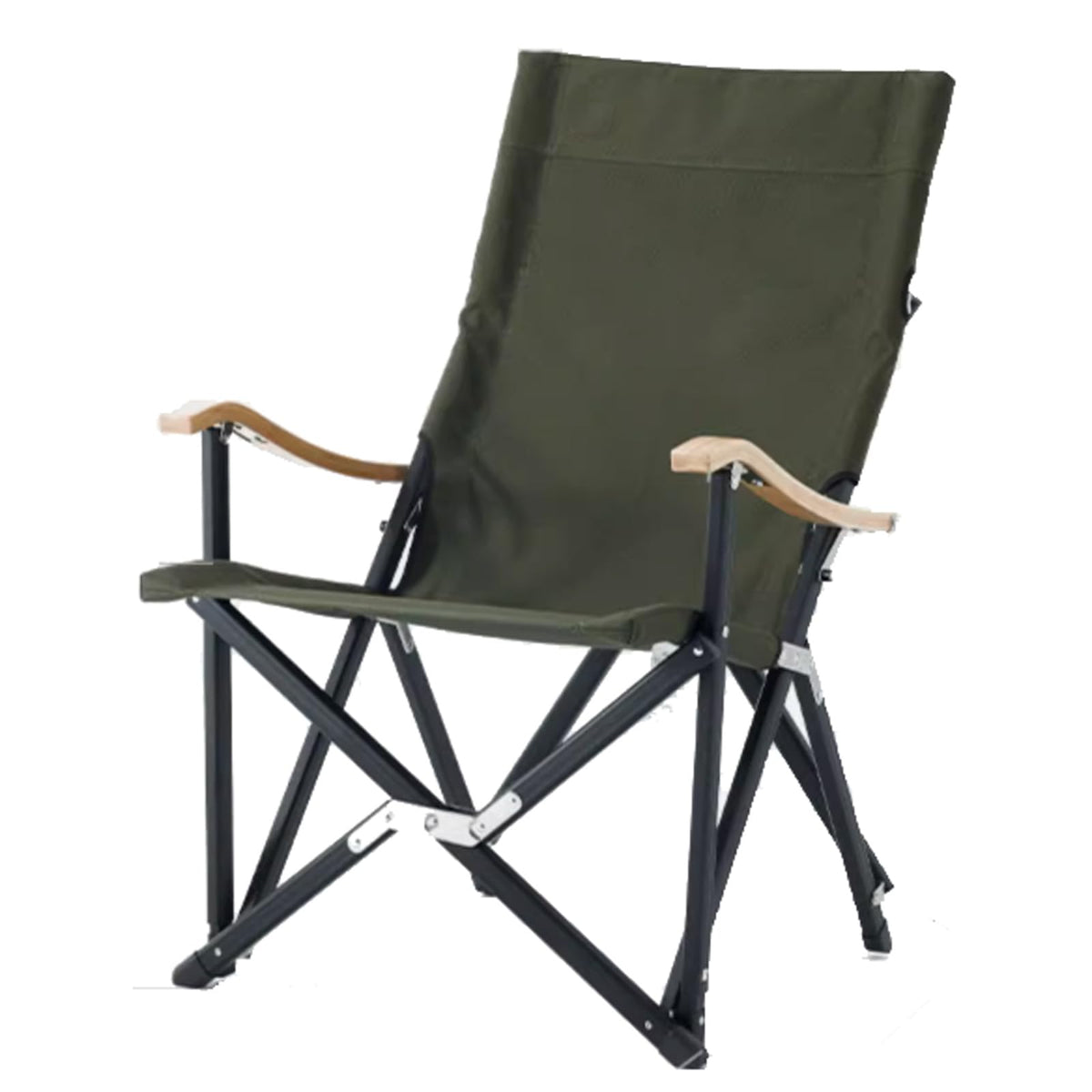 Camping Chair Home Leisure Chair Outdoor Picnic Portable Folding Lounge Beach Fishing Spacious and Comfortable Lightweight