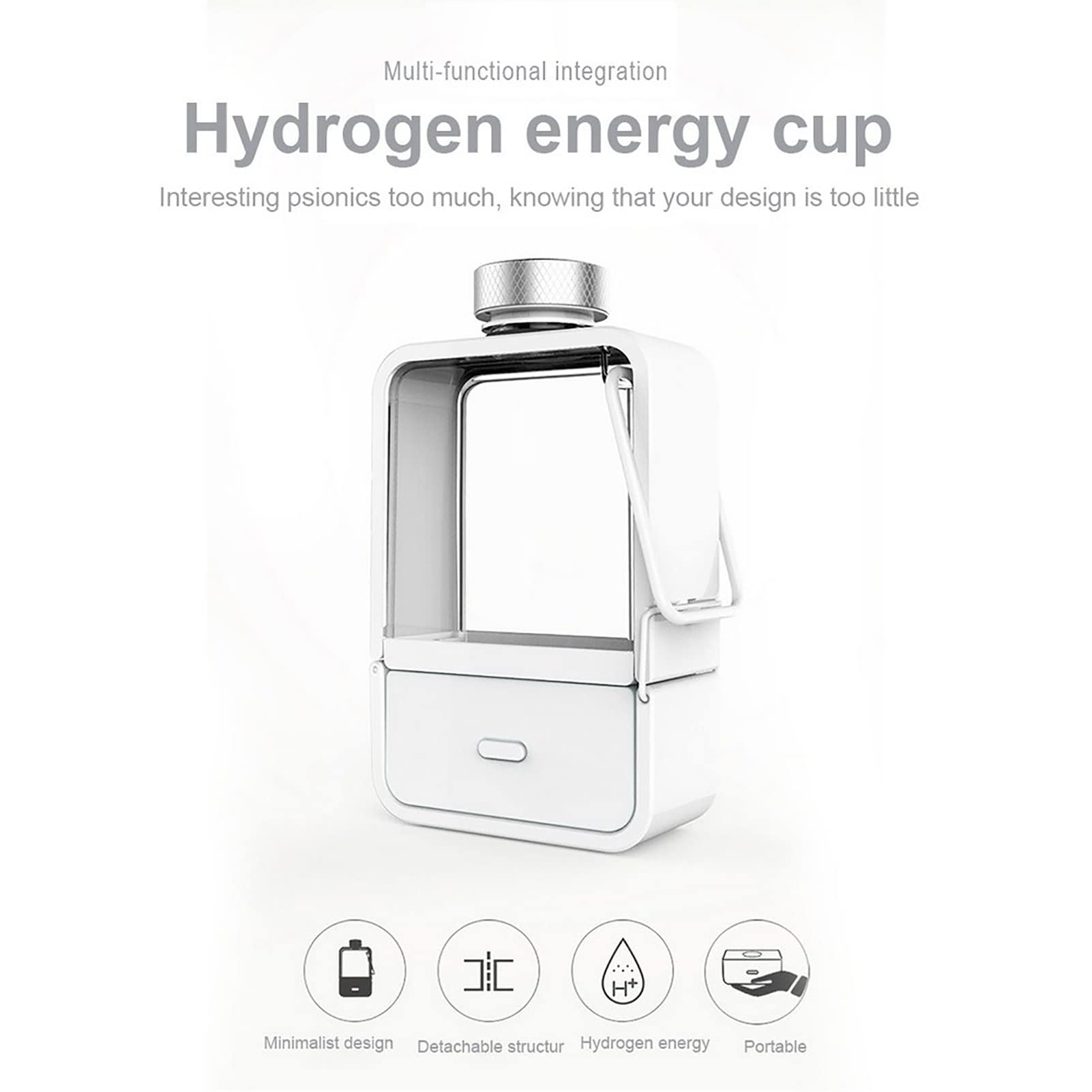 350ml USB Rechargeable Hydrogen Water Bottle