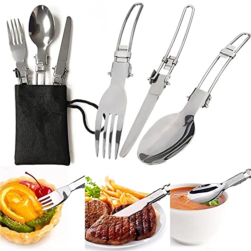 Aluminum Camping Cookware Set with Mini Stove