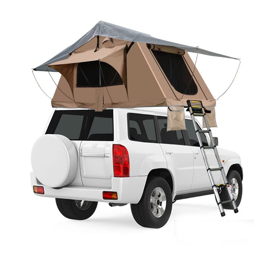 Hard Shell Rooftop Tent with Ladder – 3–4 Person