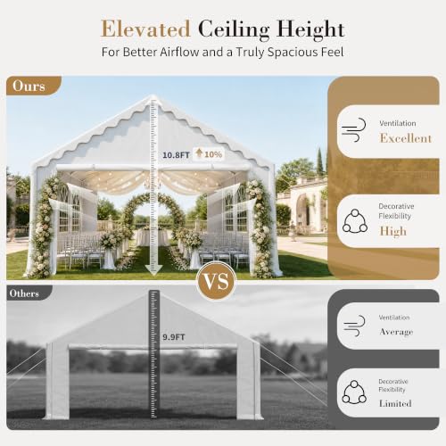Sophia & William Gazebo Party Tent Canopy
