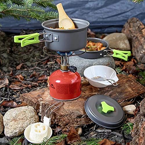 Portable Camping Cookware & Tableware Set