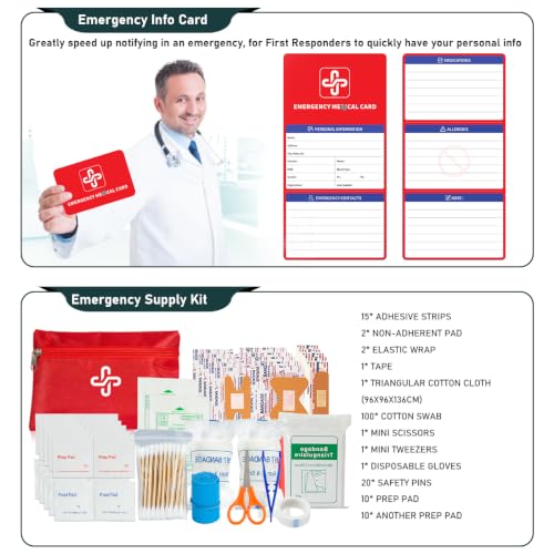 262-Piece Outdoor Survival & First Aid Kit