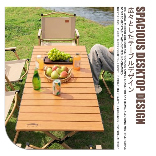Portable Folding Camping Table with 4 Chairs