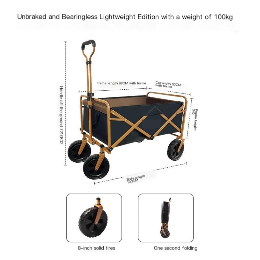 Outdoor Folding Beach & Camping Trolley