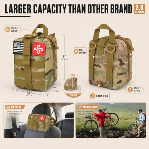 250-Piece Outdoor Survival & First Aid Kit