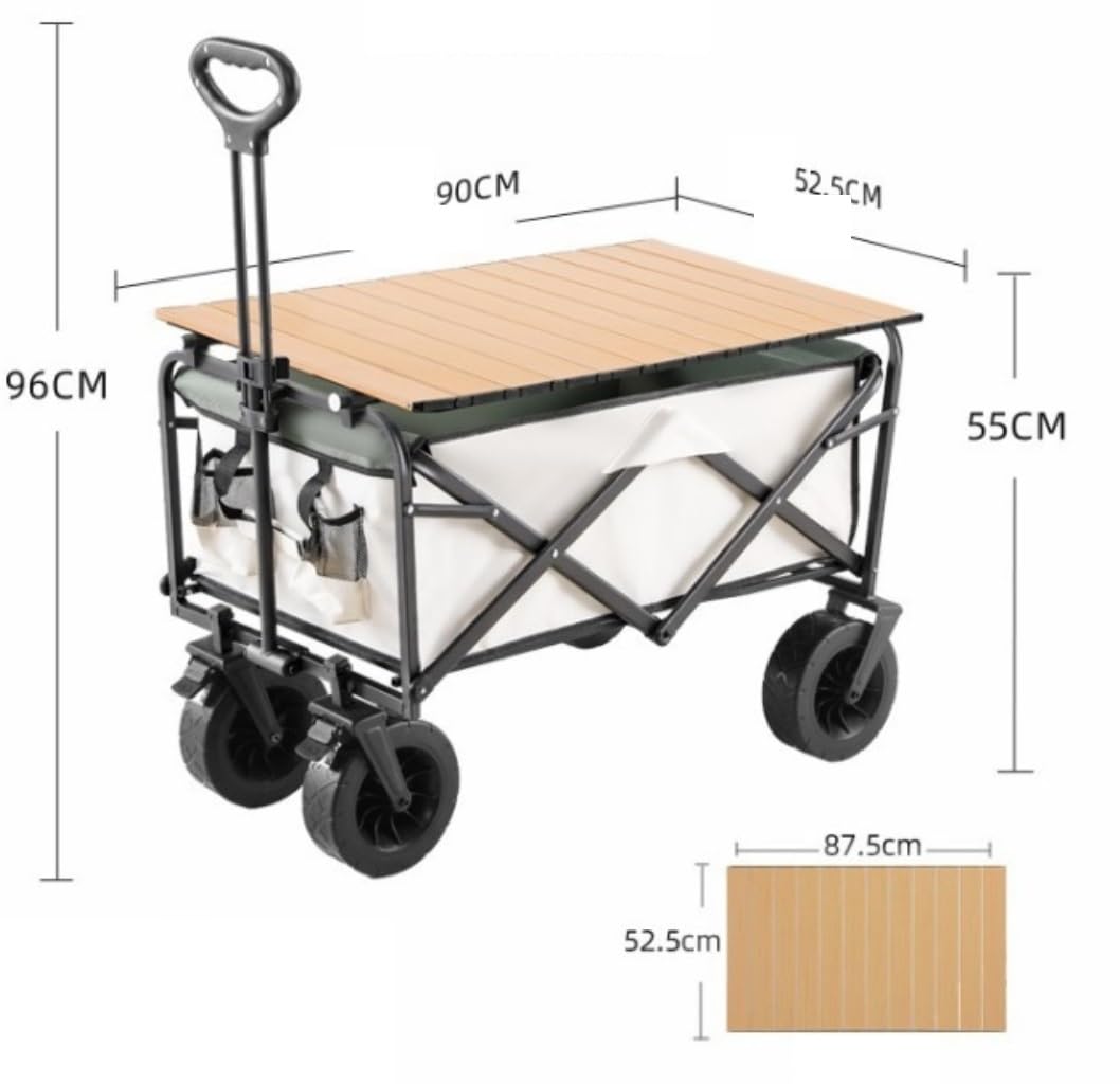 Folding Camping Wagon with Tabletop