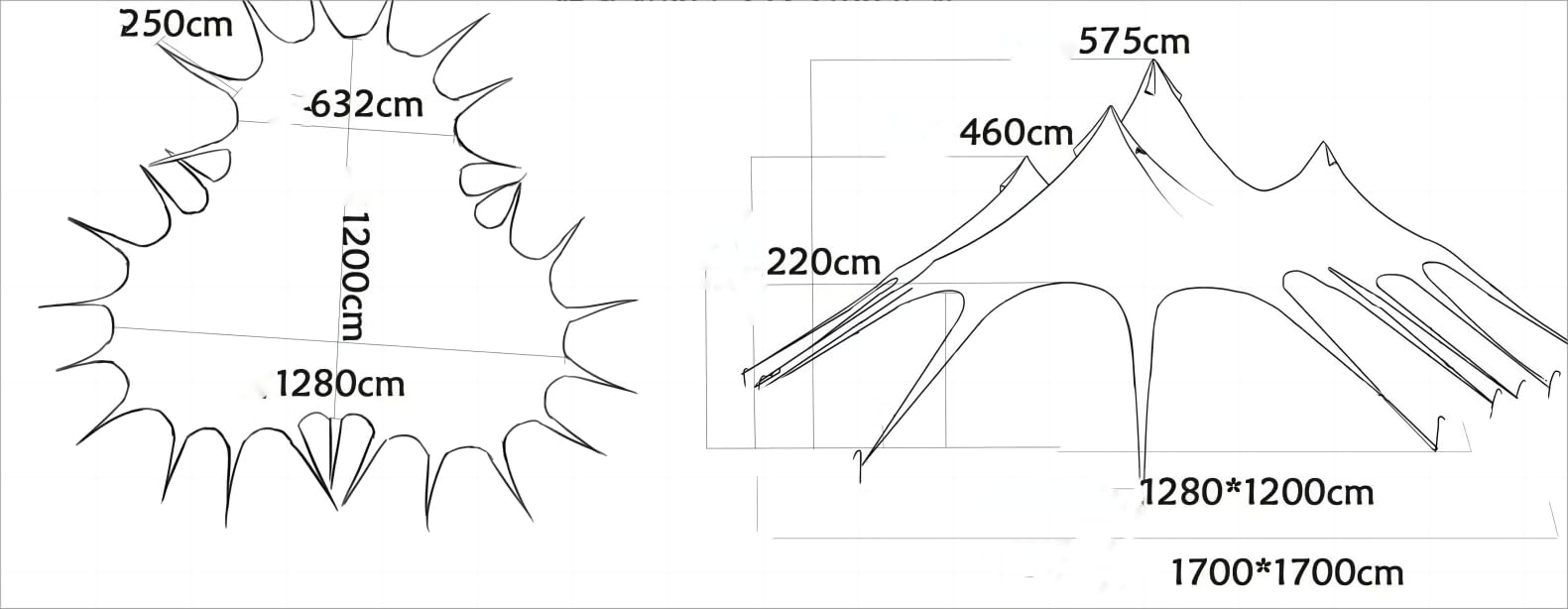 Waterproof Canvas Camping Tarp Shelter