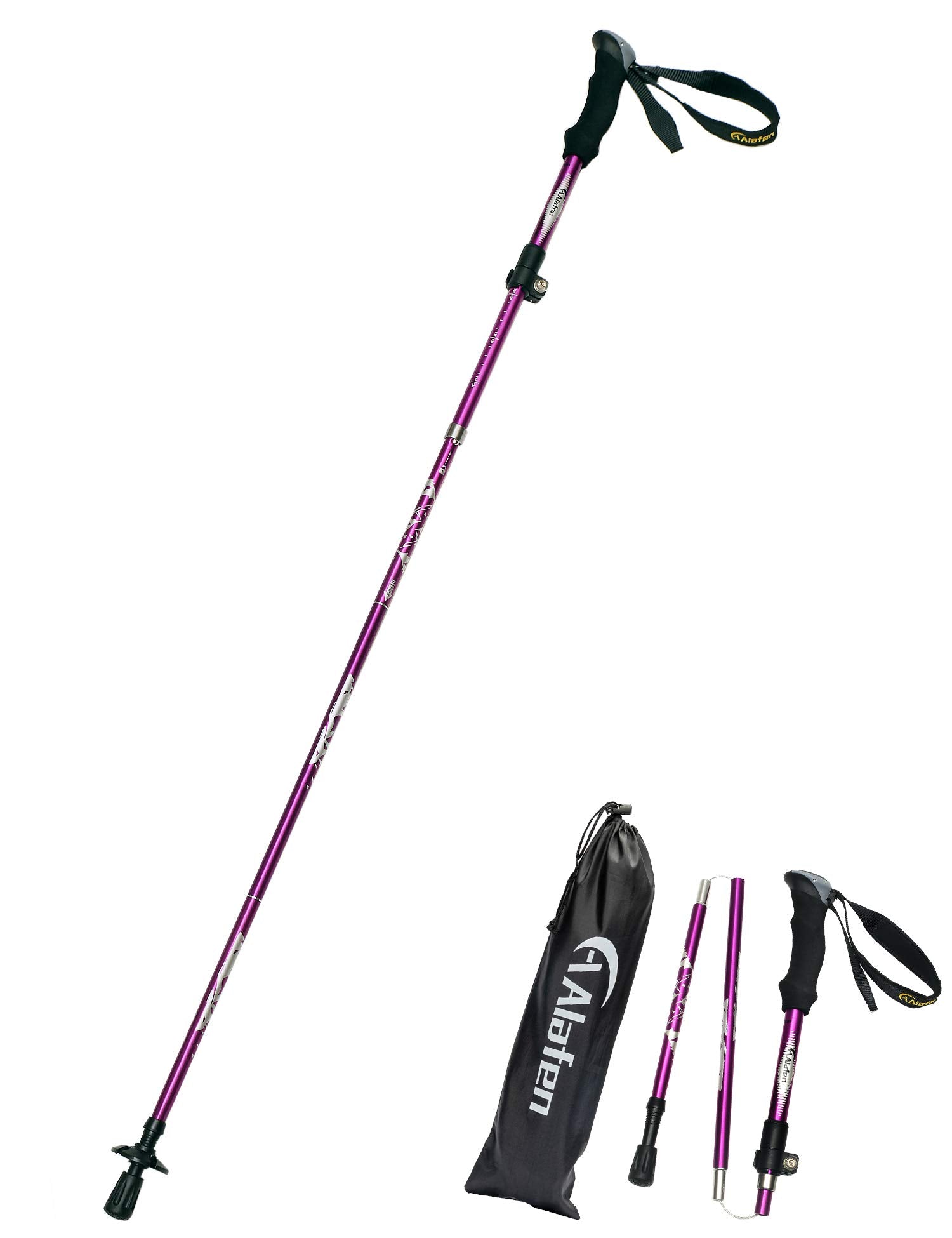 A ALAFEN 7075 Aluminum Collapsible Ultralight Trekking Pole