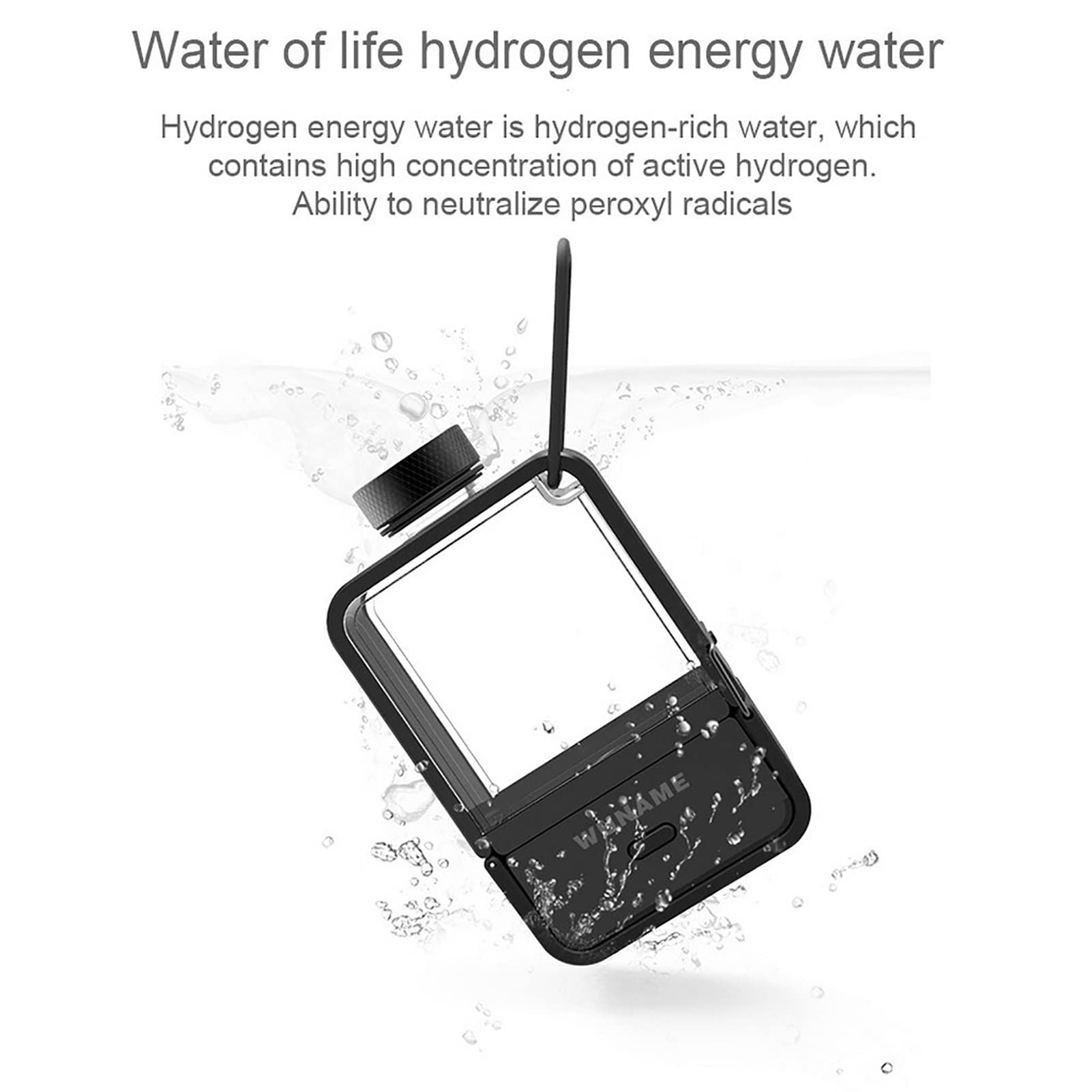 350ml USB Rechargeable Hydrogen Water Bottle