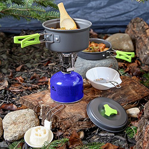 Portable Camping Cookware Mess Kit