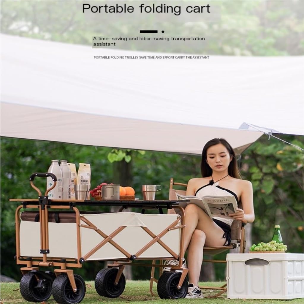 Outdoor Folding Beach & Camping Trolley