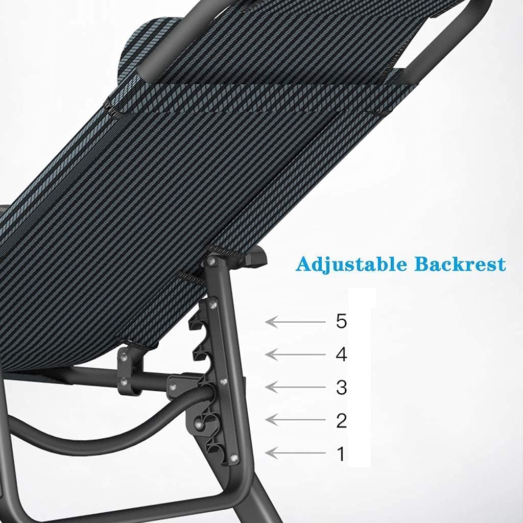 Heavy-Duty Folding Outdoor Reclining Lounger