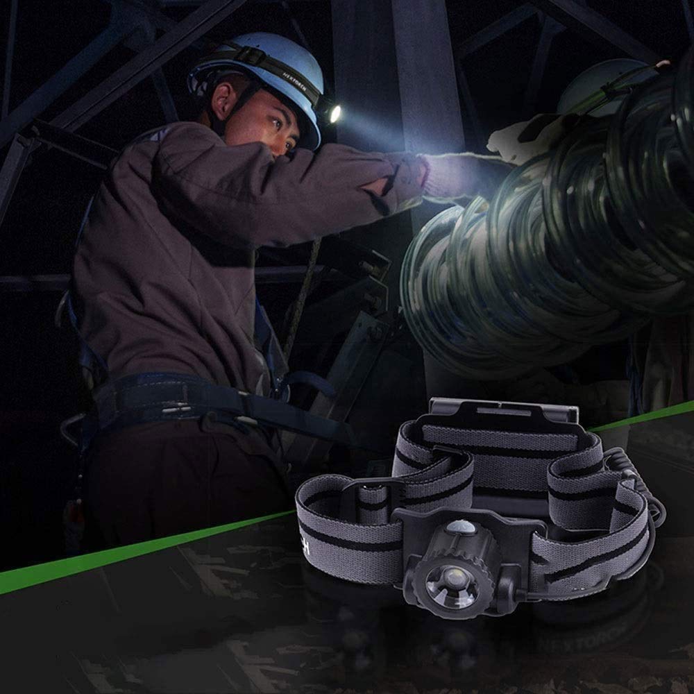 6000-Lumen Rechargeable Waterproof Headlamp