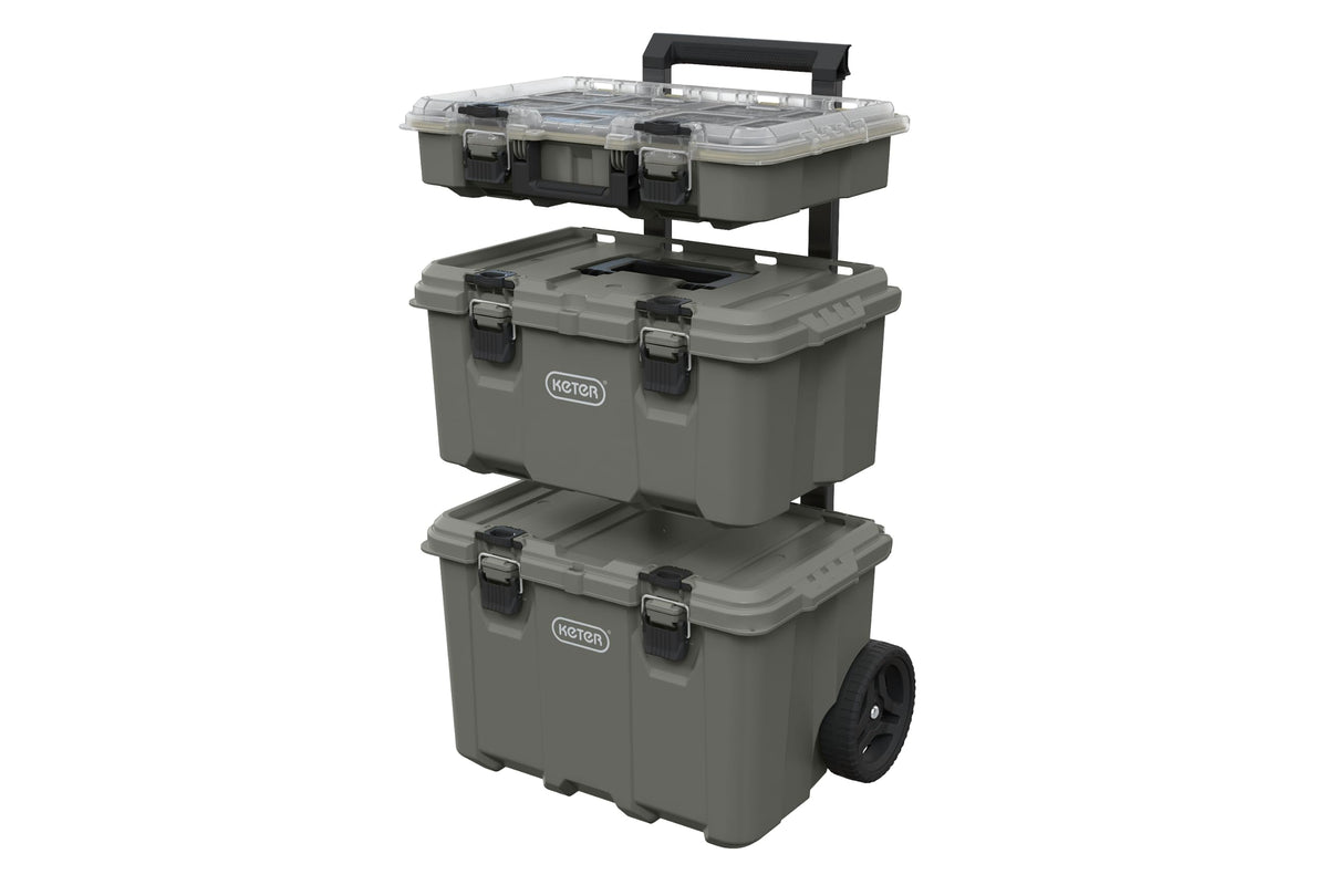 Keter Stack-n-Roll Modular Tools Organizer