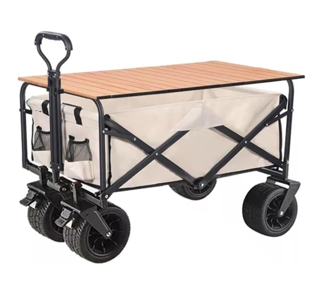 Folding Camping Wagon with Tabletop