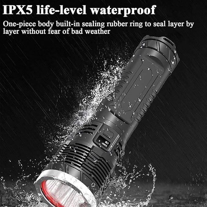 USB Rechargeable High-Lumen Zoomable Flashlight