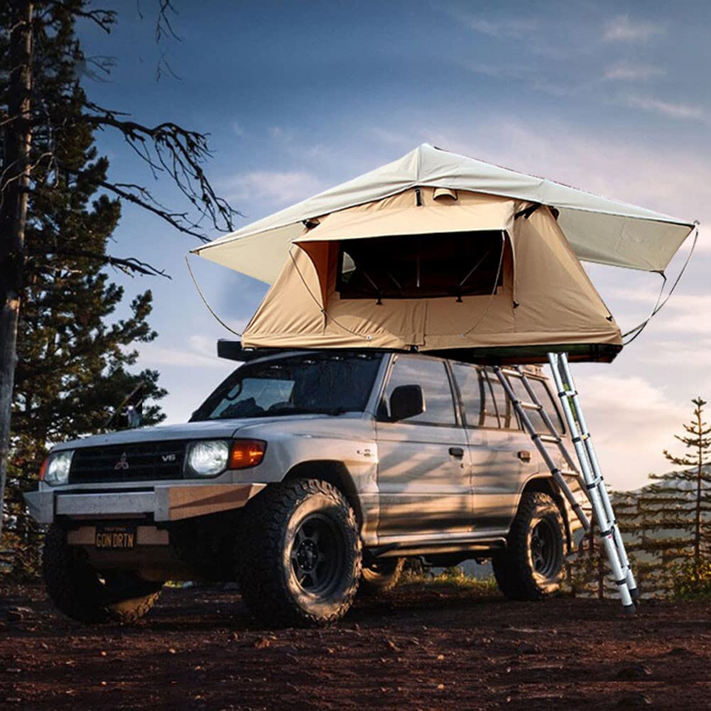 Hard Shell Rooftop Tent with Ladder – 3–4 Person