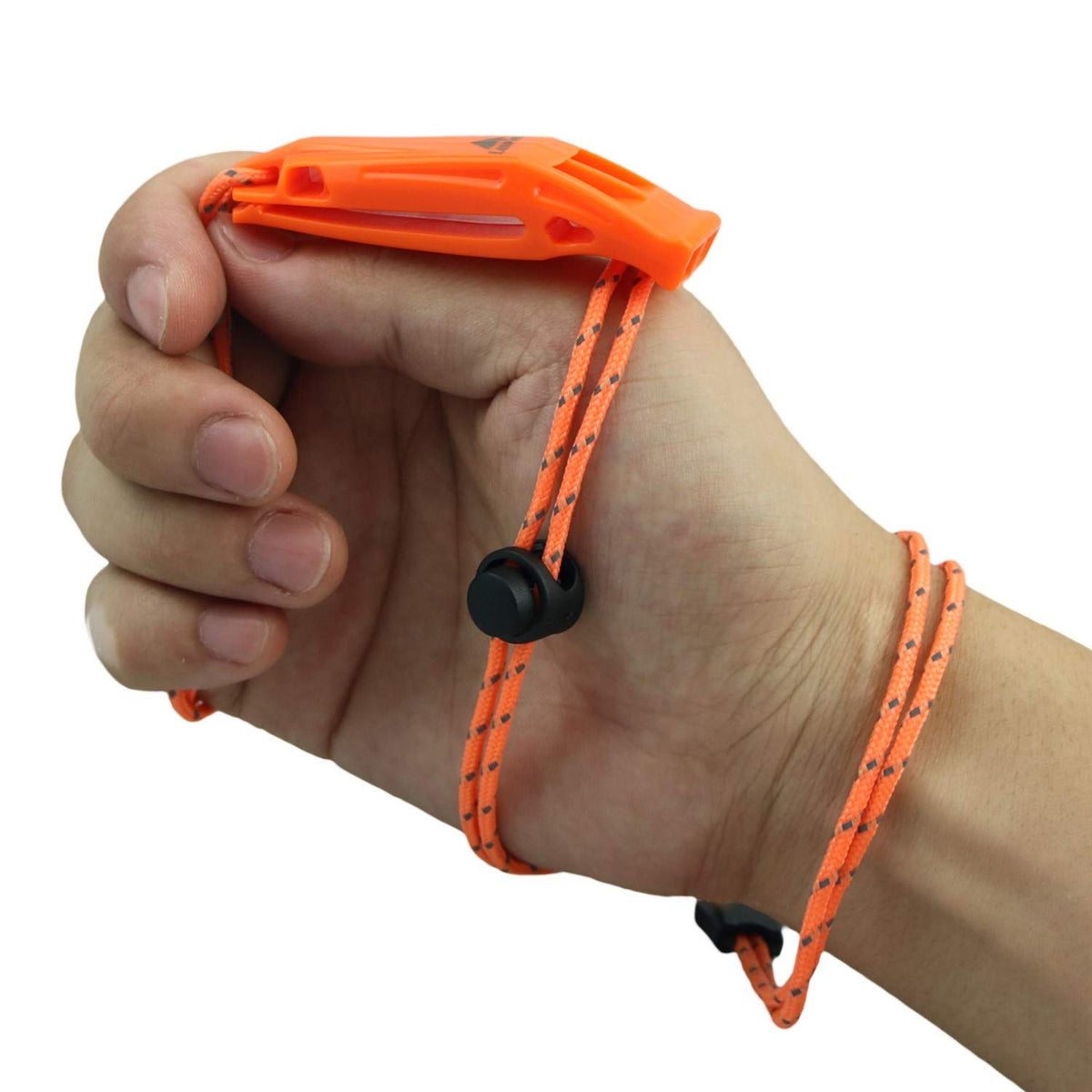 2-Pack Emergency Survival Whistles with Lanyards