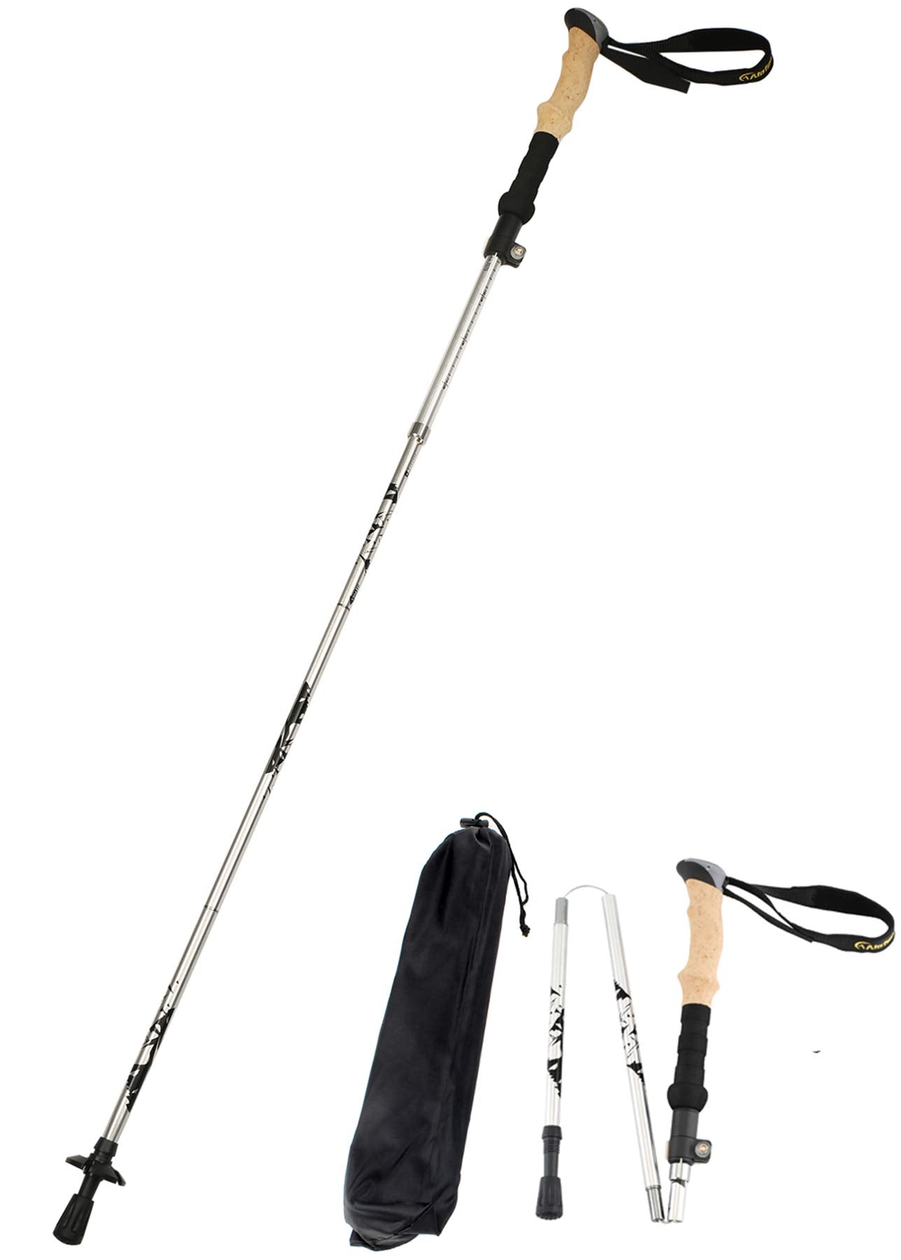 A ALAFEN 7075 Aluminum Collapsible Ultralight Trekking Pole