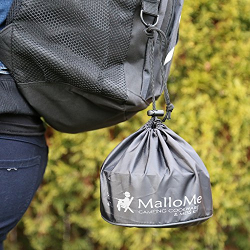 Portable Camping Cookware Mess Kit