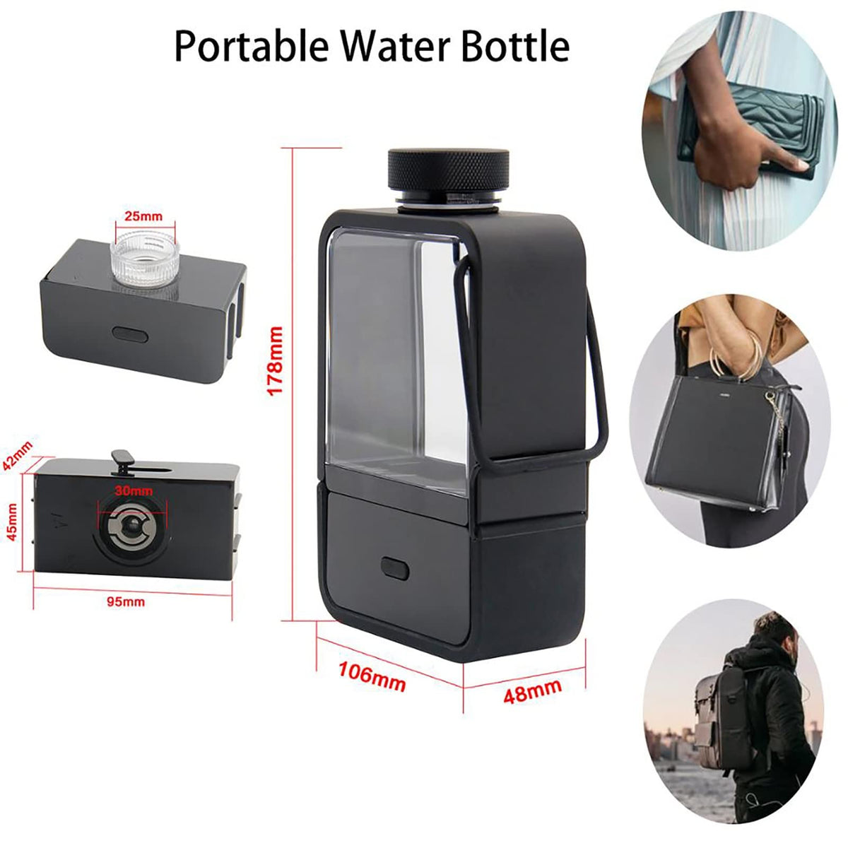 350ml USB Rechargeable Hydrogen Water Bottle