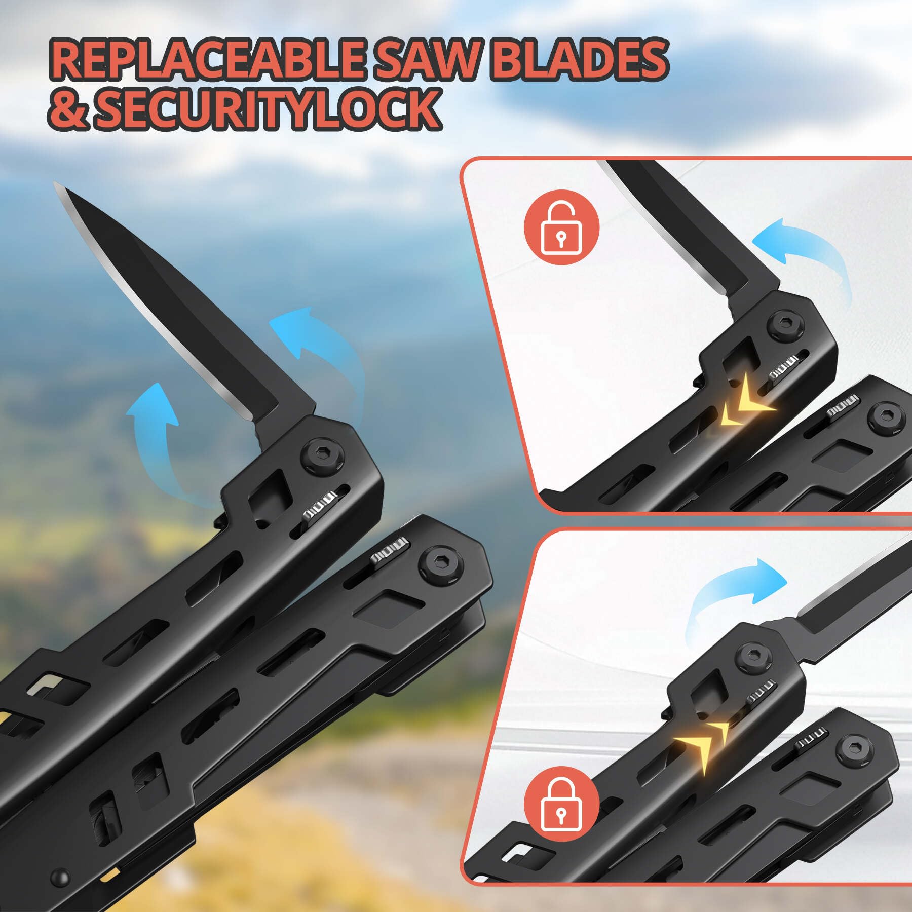 17-in-1 Stainless Steel Outdoor Multitool