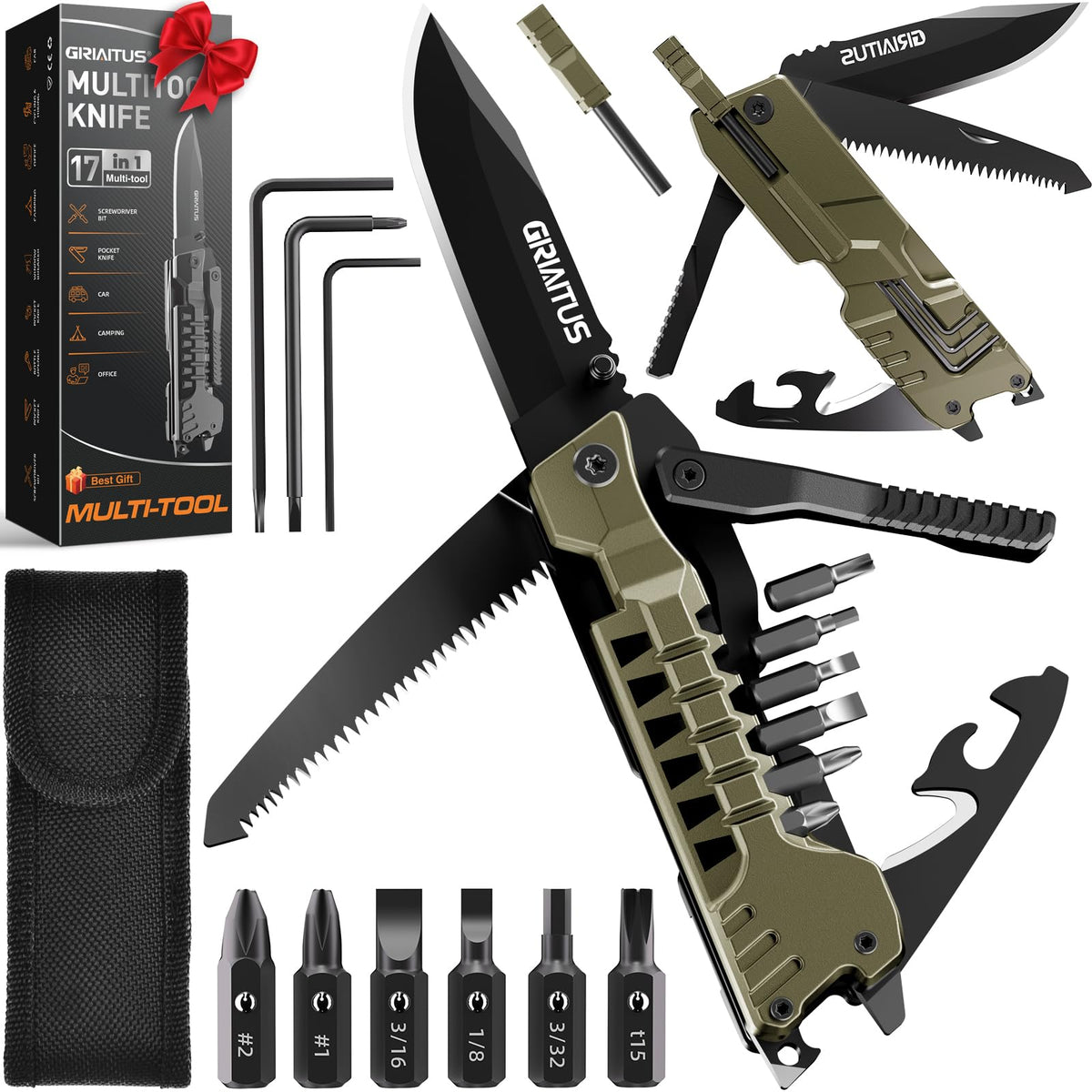17-in-1 Outdoor Survival Multitool