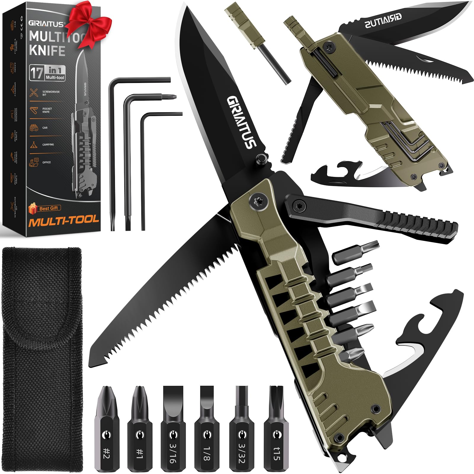 17-in-1 Outdoor Survival Multitool
