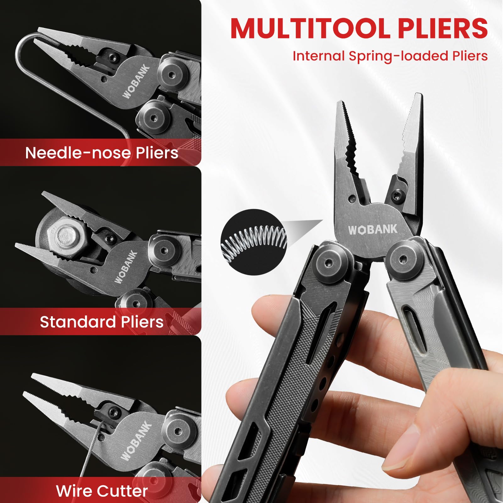 Stainless Steel Camping Multitool with Pliers