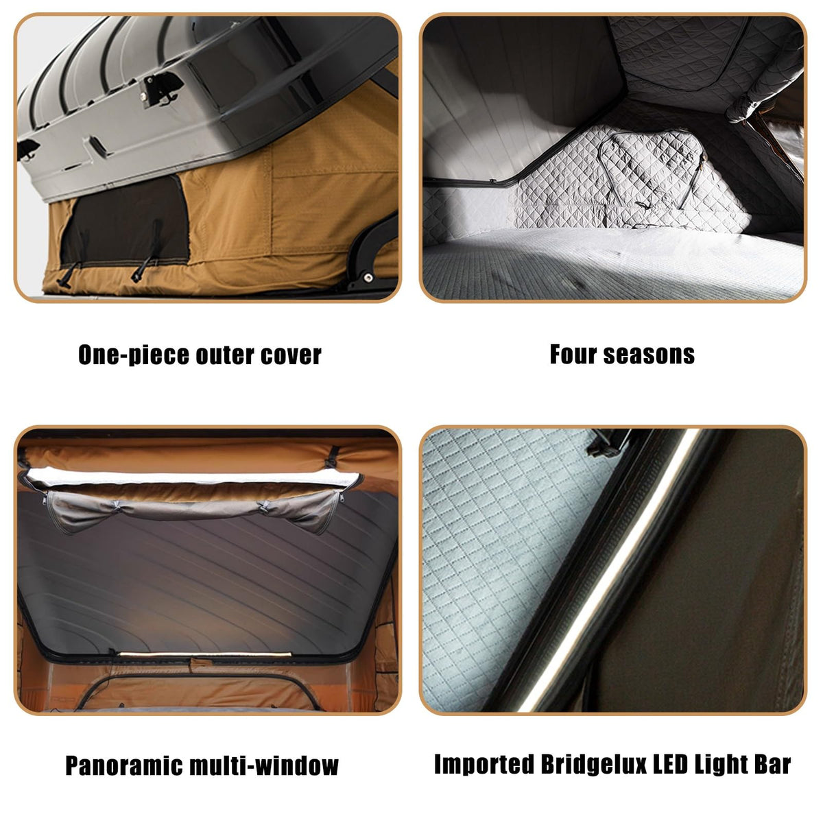 Hard Shell Pop-Up Rooftop Tent – 5 Person
