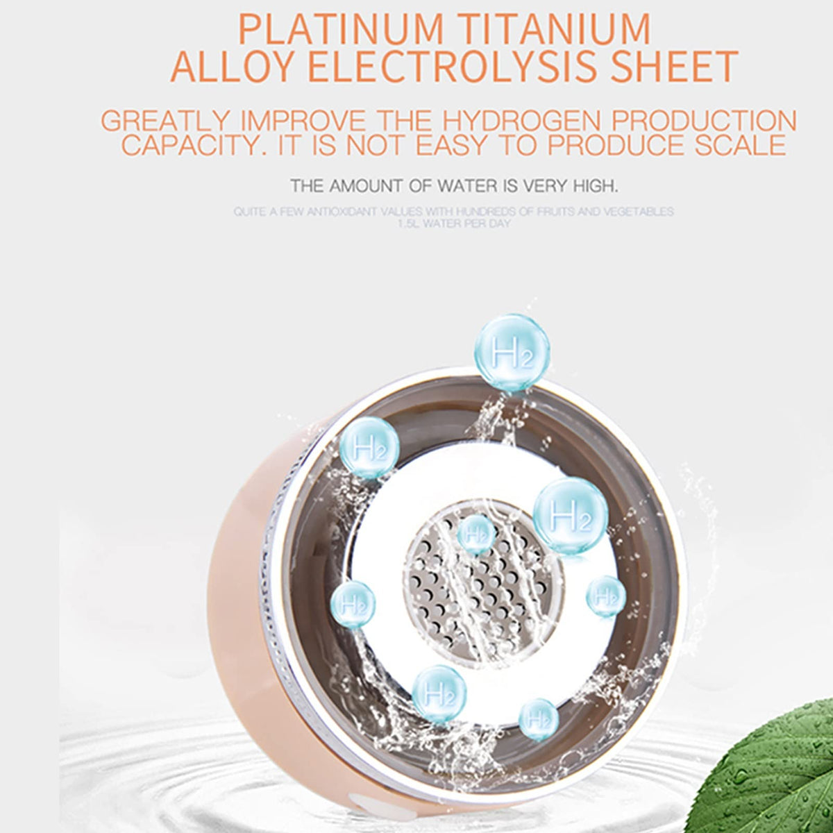 350ml Portable Hydrogen Water Bottle