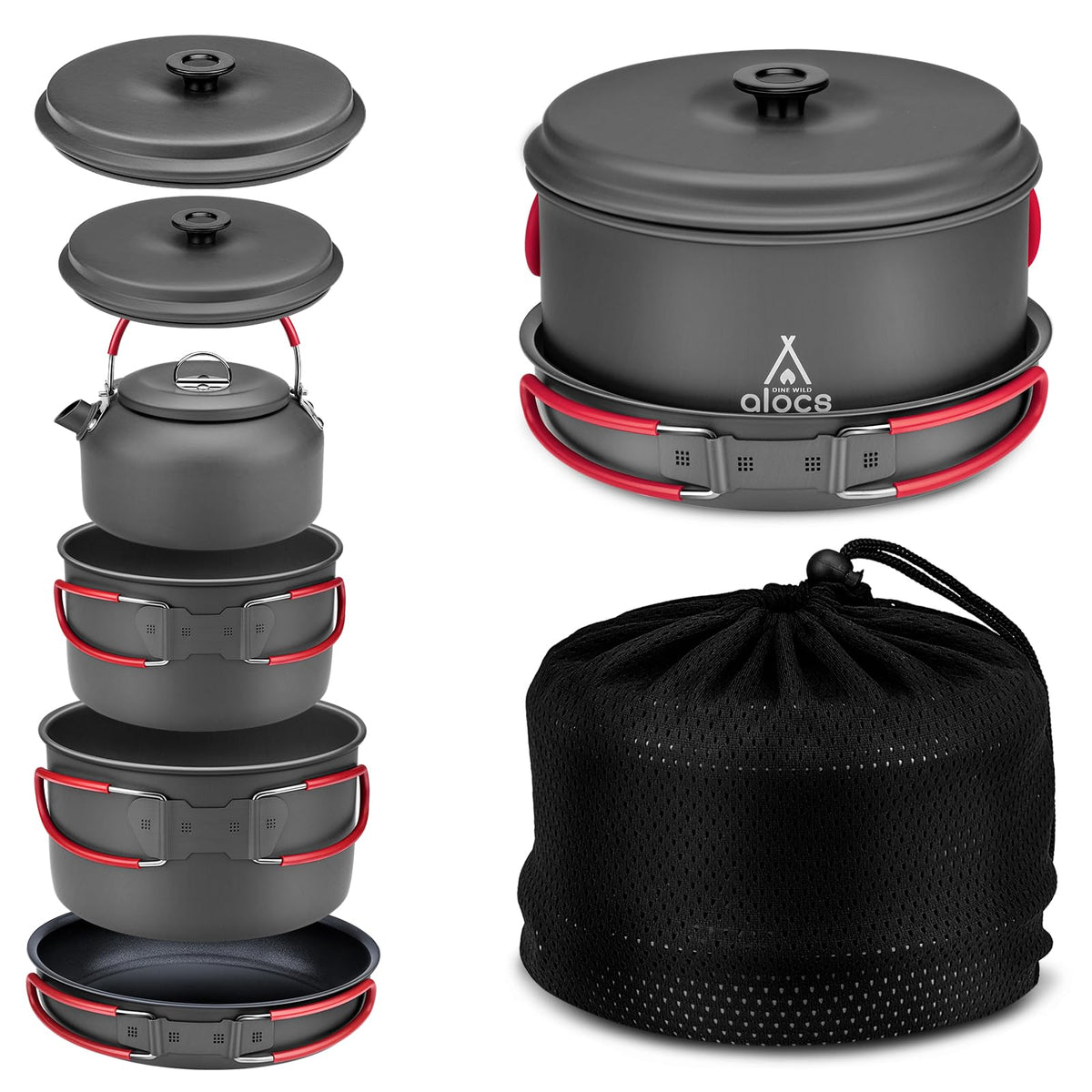 Compact Camping Cookware Set