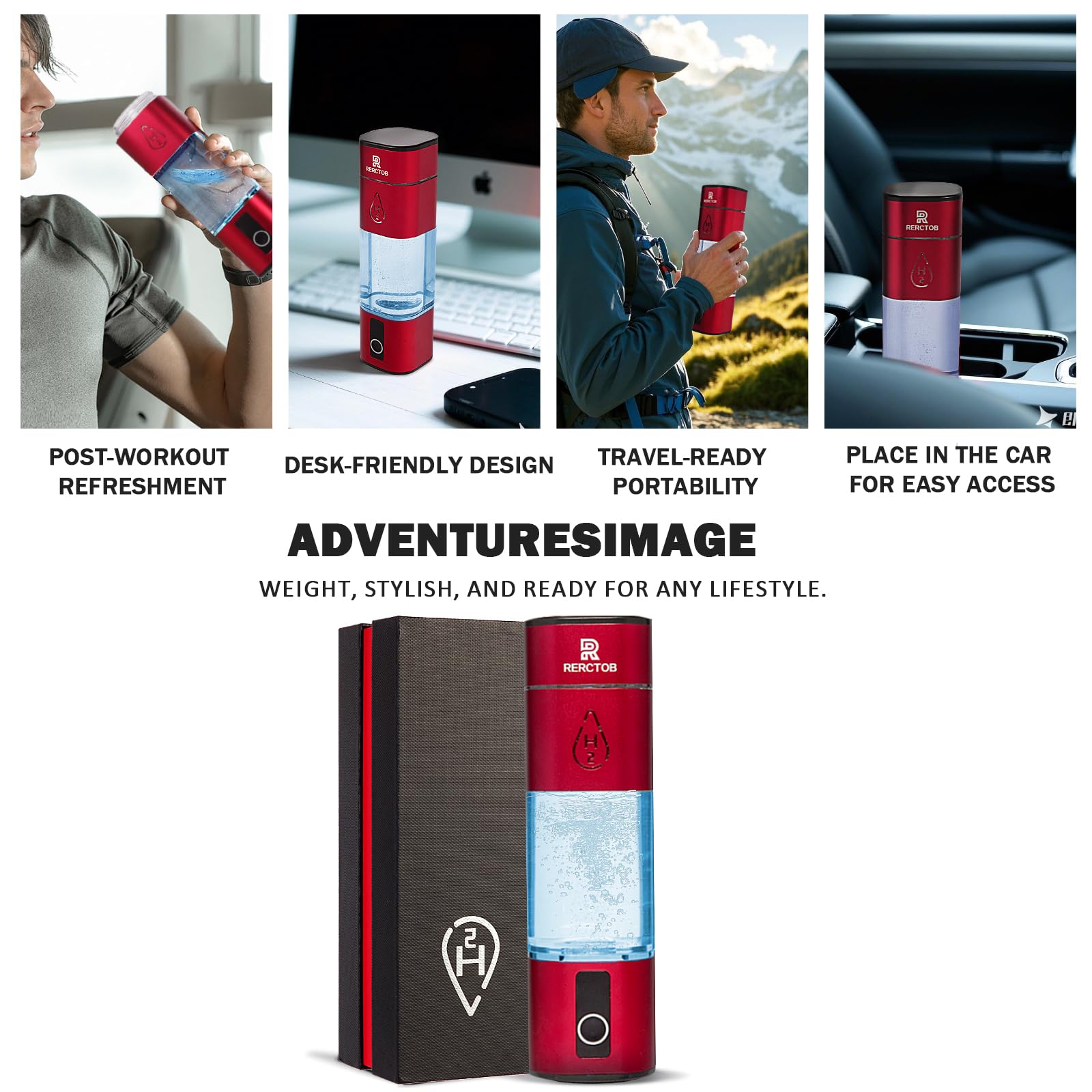 Portable Hydrogen Water Bottle Generator