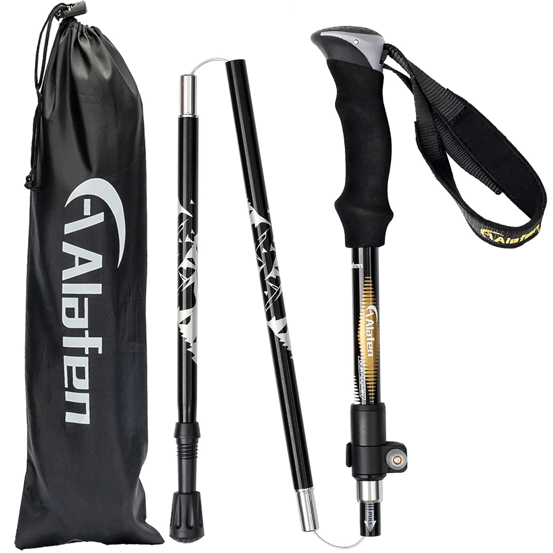 A ALAFEN 7075 Aluminum Collapsible Ultralight Trekking Pole