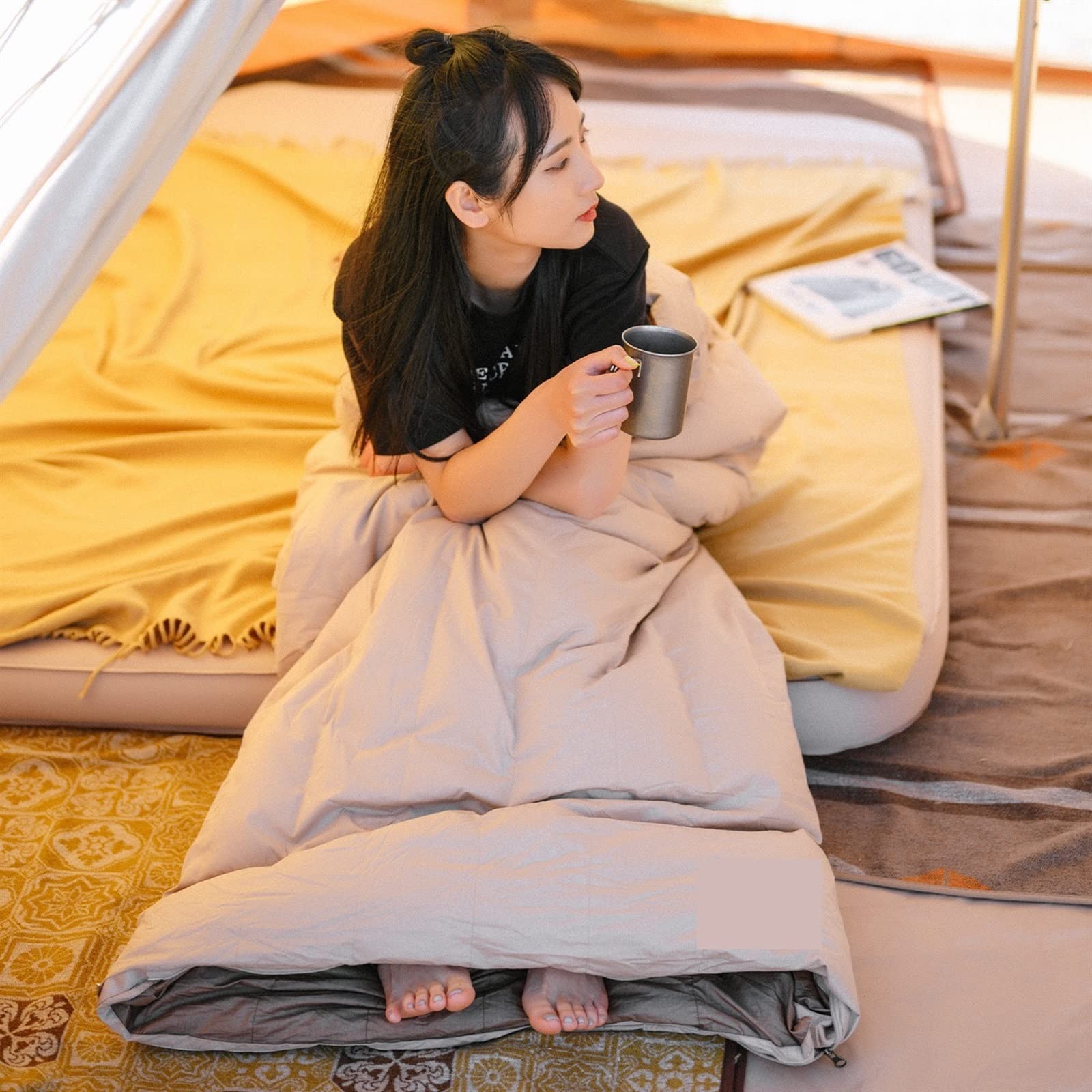 Ultralight Goose Down Winter Sleeping Bag