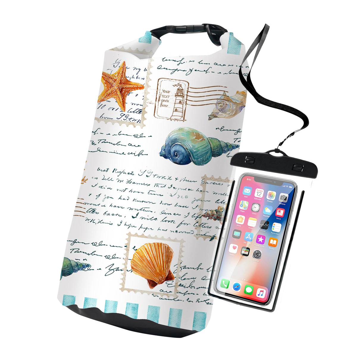 2L Lightweight Waterproof Roll-Top Dry Bag